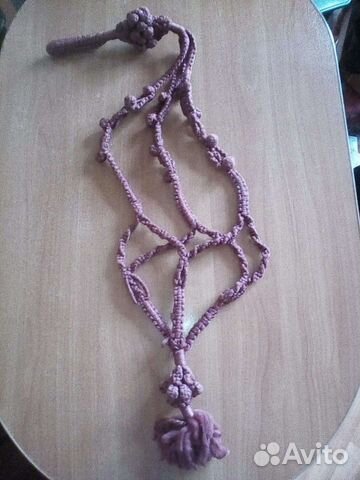 Кашпо для цветов подвесное. Макраме. Хендмейд