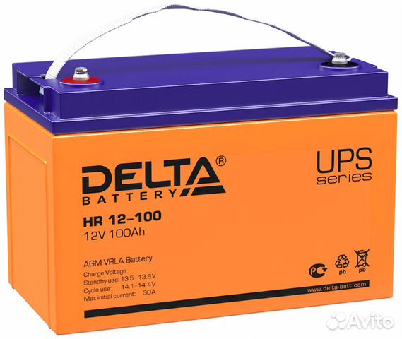 Аккумулятор для ибп газового котла Delta HR 12-100