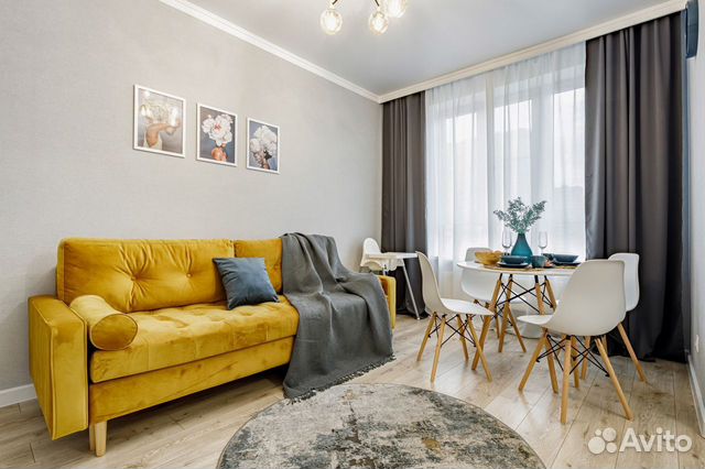 

1-к. квартира, 45 м², 2 кровати