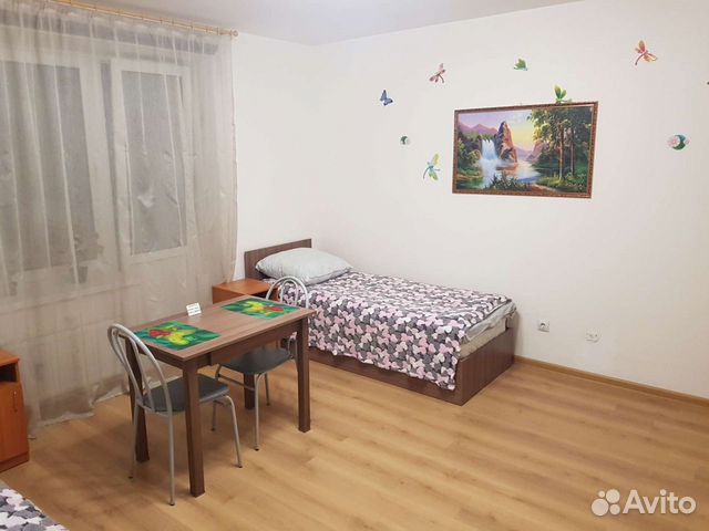 

Квартира-студия, 25 м², 2 кровати