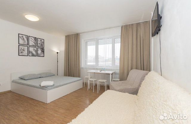 

Квартира-студия, 35 м², 3 кровати