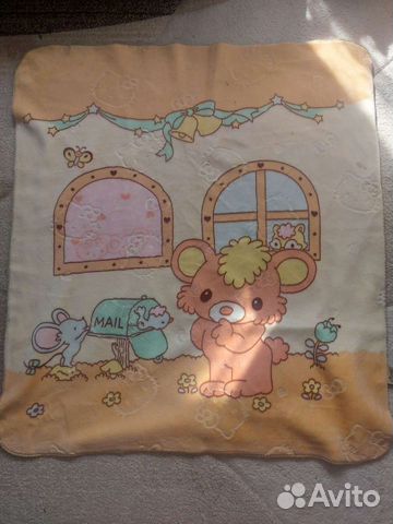 Плед детский плюшевый