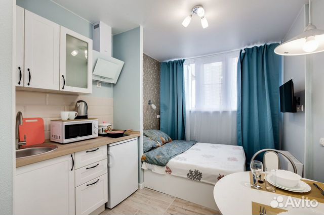 

Квартира-студия, 18 м², 1 кровать