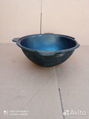 Казан чугунный с крышкой от 4,5 до 22 л (дефект)