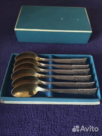 Серебряные кофейные ложки 916 пробы СССР Таллин