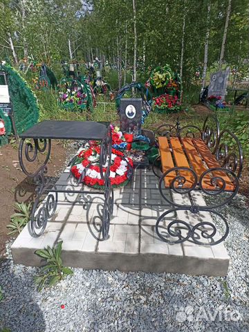 Благоустройство на гусинобродском кладбище