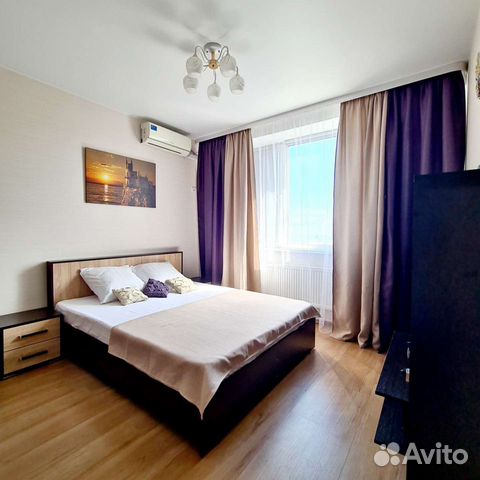 

1-к. квартира, 45 м², 3 кровати
