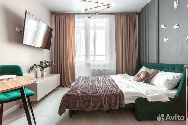 

Квартира-студия, 26 м², 1 кровать