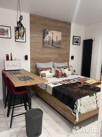 

Квартира-студия, 25 м², 2 кровати
