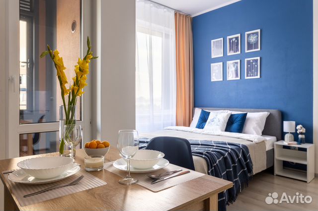 

Квартира-студия, 25 м², 2 кровати