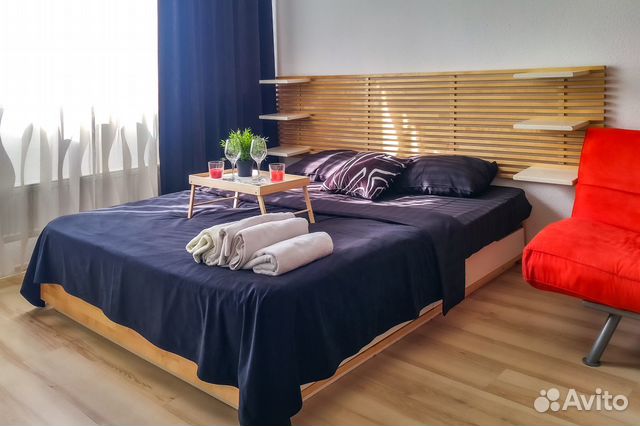 

1-к. квартира, 40 м², 2 кровати