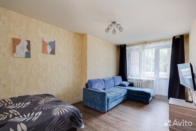 

1-к. квартира, 32 м², 2 кровати