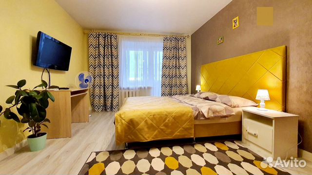 

1-к. квартира, 35 м², 2 кровати