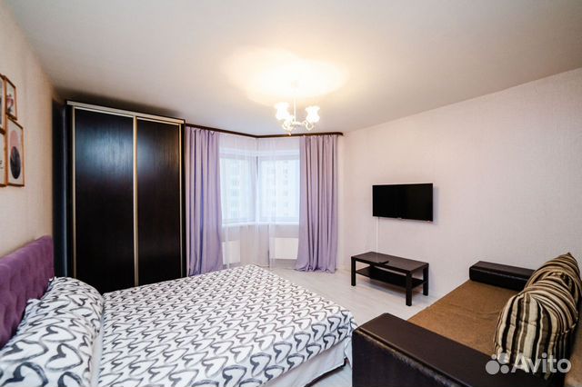 

1-к. квартира, 37 м², 2 кровати