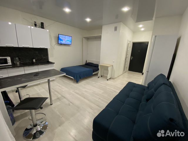 

Квартира-студия, 28 м², 2 кровати