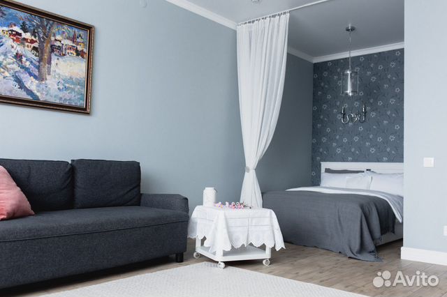 

1-к. квартира, 45 м², 2 кровати