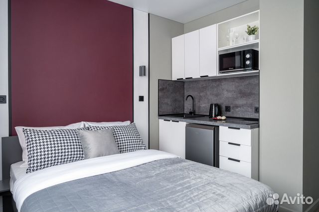 

Квартира-студия, 18 м², 1 кровать