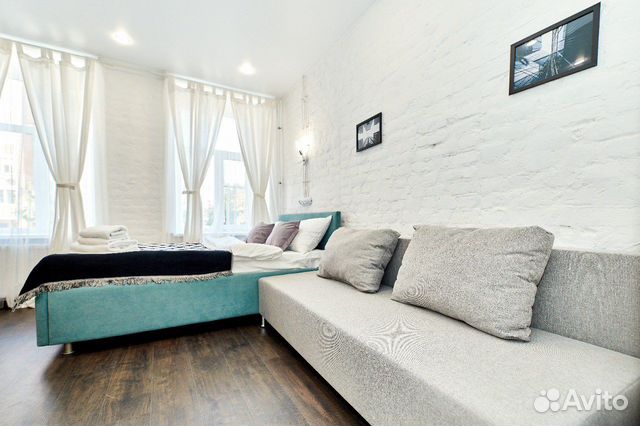 

Квартира-студия, 21 м², 2 кровати