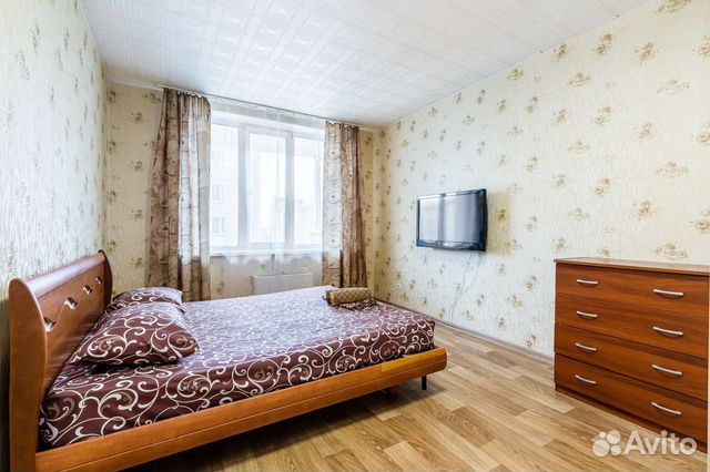 

1-к. квартира, 42 м², 2 кровати