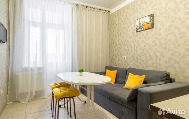 

1-к. квартира, 42 м², 3 кровати