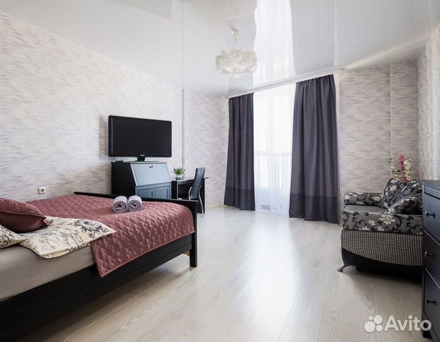

1-к. квартира, 43 м², 2 кровати