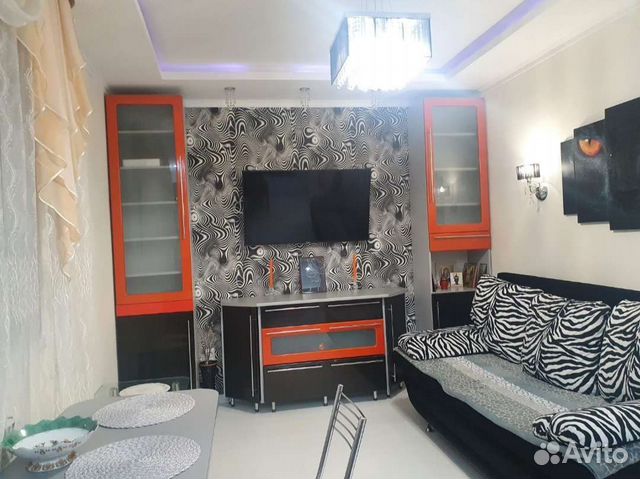 

1-к. квартира, 45 м², 2 кровати