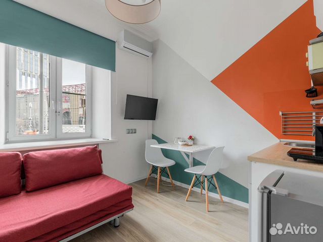 

Квартира-студия, 18 м², 2 кровати