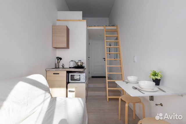 

Квартира-студия, 17,6 м², 2 кровати
