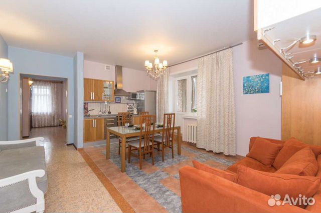 

3-к. квартира, 90 м², 4 кровати