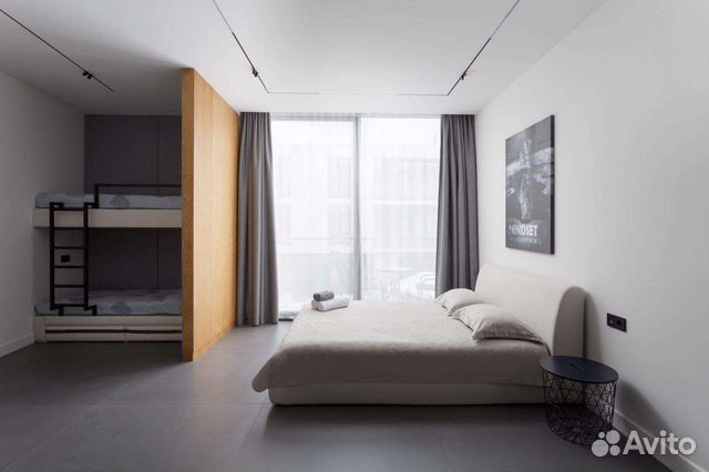 

1-к. квартира в апарт-отеле, 48 м², 3 кровати