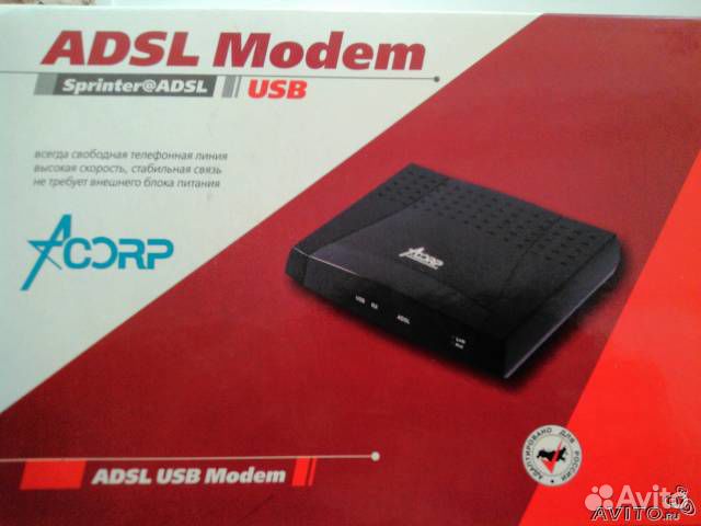 Adsl модем Acorp-sprinter-usb