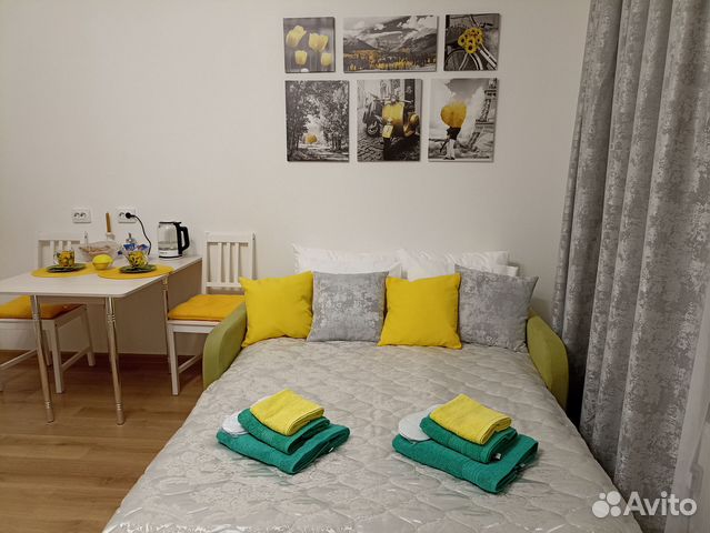 

Квартира-студия, 25,5 м², 2 кровати