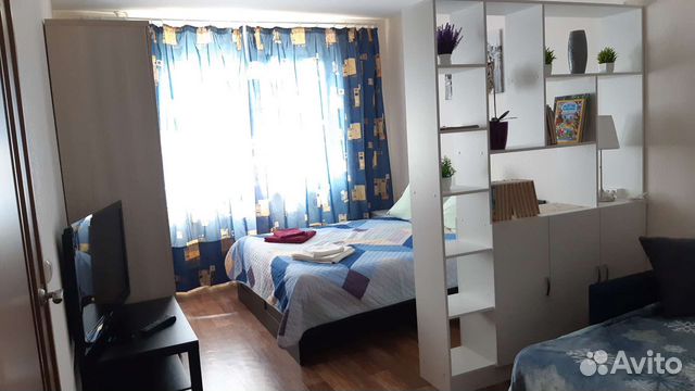

1-к. квартира, 38 м², 2 кровати