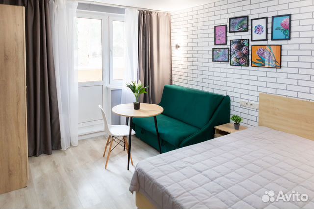 

Квартира-студия, 25 м², 2 кровати