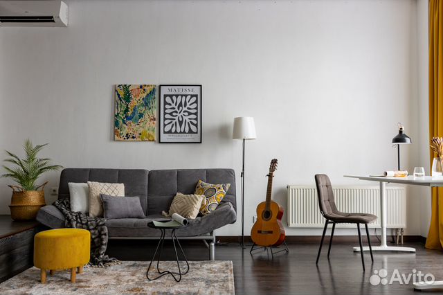 

Квартира-студия, 60 м², 2 кровати