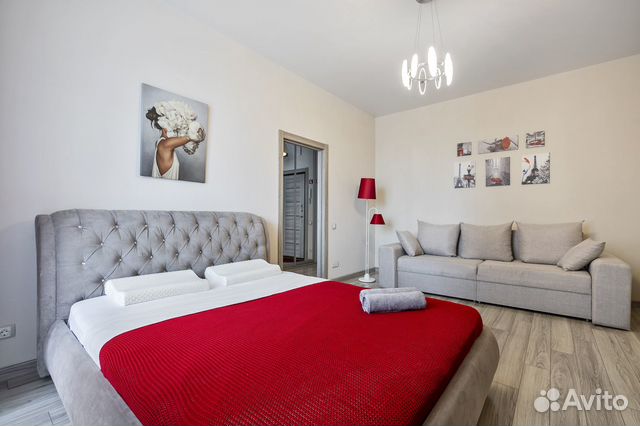 

1-к. квартира, 38 м², 3 кровати