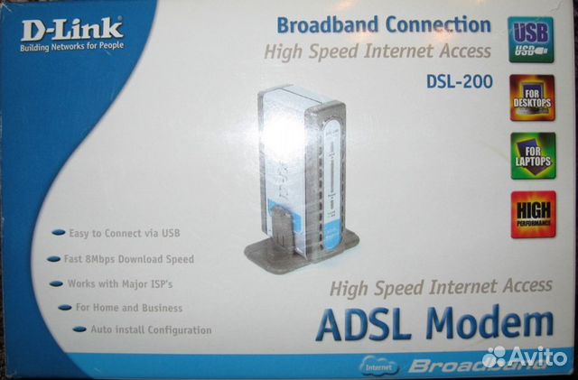 Adsl Модем DSL-200