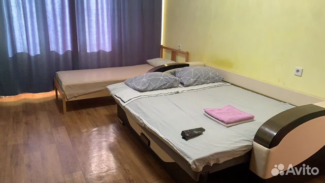 

1-к. квартира, 38 м², 2 кровати