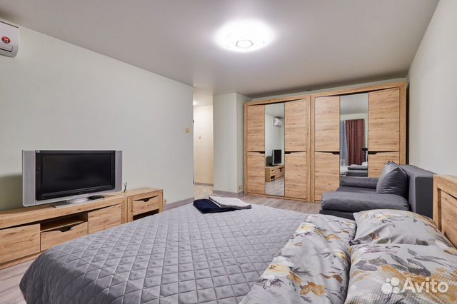 

1-к. квартира, 38 м², 2 кровати