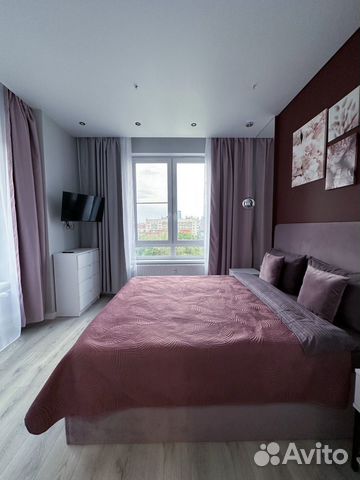 

1-к. квартира, 38 м², 2 кровати