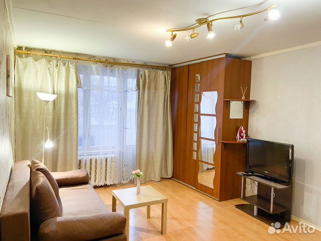

1-к. квартира, 38 м², 2 кровати