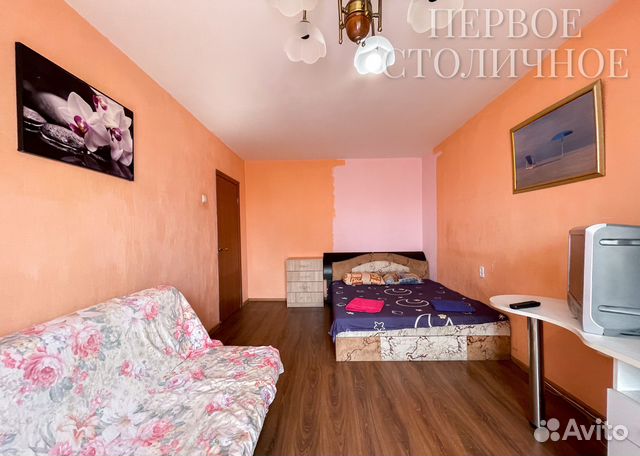 

1-к. квартира, 38 м², 2 кровати
