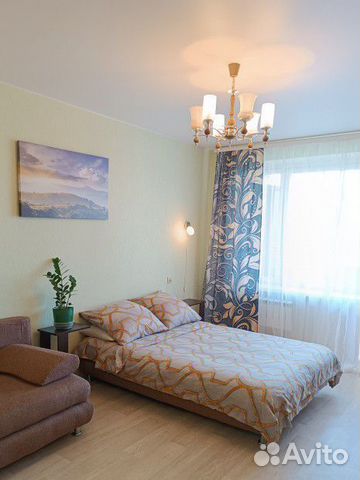 

1-к. квартира, 38 м², 3 кровати
