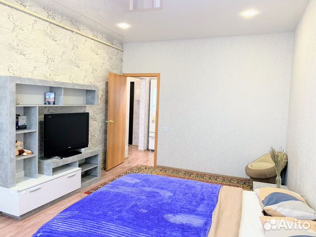 

1-к. квартира, 45 м², 2 кровати