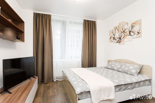 

Квартира-студия, 34 м², 2 кровати