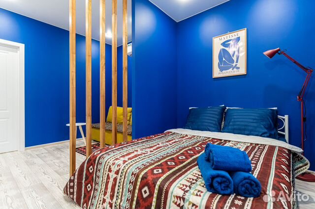 

1-к. квартира, 46 м², 3 кровати