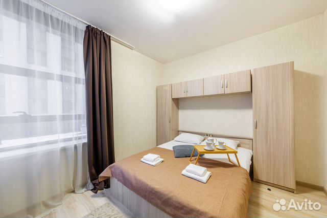 

1-к. квартира в апарт-отеле, 37 м², 2 кровати