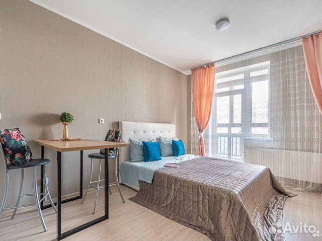 

1-к. квартира, 38 м², 2 кровати