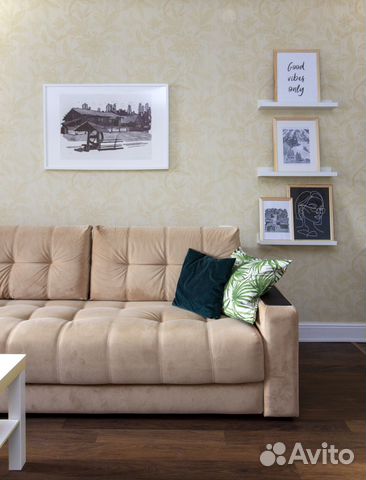 

1-к. квартира, 65 м², 2 кровати