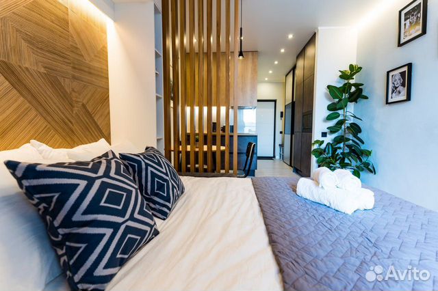 

Квартира-студия, 32 м², 2 кровати